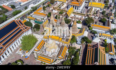 Wat Pho, tempio buddista, Bangkok, Thailandia Foto Stock