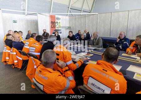 Ambientazione durante il Rallye Automobile Monte Carlo 2024, 1° round del WRC World Rally Car Championship 2024, dal 25 al 28 gennaio 2024 a Monte Carlo, Monaco Foto Stock