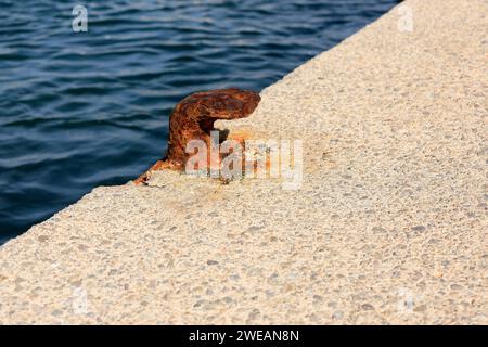 Punti di ormeggio barche Foto Stock