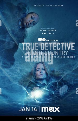 Poster, "True Detective: Night Country" (2024). Credito fotografico: HBO/MAX Foto Stock