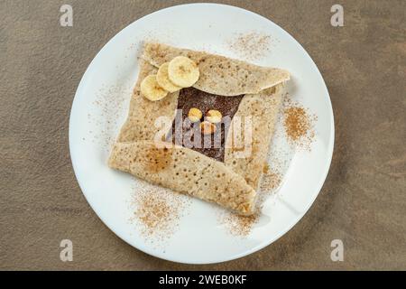 frittelle crepe vegane senza glutine Foto Stock