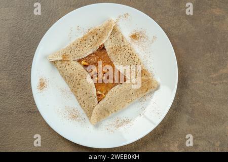 frittelle crepe vegane senza glutine Foto Stock