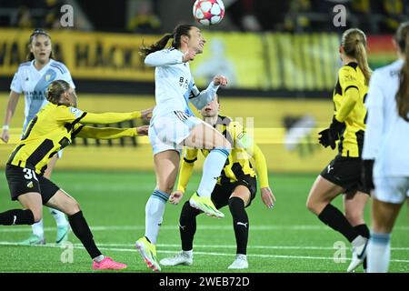 GOTHENBURG, SVEZIA 20240124Paris Gaëtane Thiney durante la partita di calcio di mercoledì in Champions League, gruppo D, tra BK Häcken e Paris FC AT Foto Stock