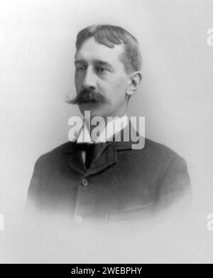 George Grinnell, George Bird Grinnell (1849 – 1938) antropologo americano, storico, naturalista, zoologo, Foto Stock