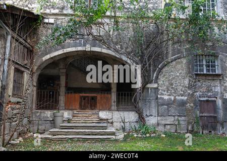 L'Hôtel Castagnery de Chateauneuf a Chambéry, la più grande città del dipartimento della Savoia nella regione Auvergne-Rhône-Alpes, nel sud-est della Francia. Foto Stock