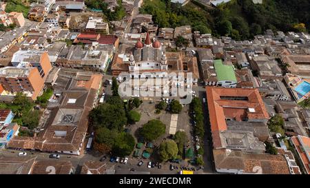 Concordia, Antioquia - Colombia. 26 dicembre 2023. Il comune si trova a sud-ovest del dipartimento, a una distanza di 95 chilometri da Foto Stock