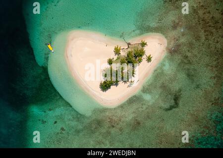 PANAMA, ARCIPELAGO DI SAN BLAS (VISTA AEREA) Foto Stock