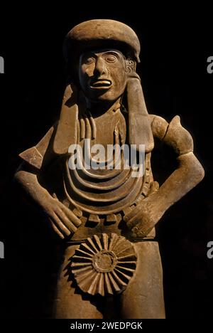 Aztec sacerdote morto giovane uomo Museum Città Del Messico Foto Stock