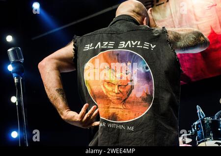 Blaze Bayley (ex frontman degli Iron Maiden) si esibisce al Gagarin 205 Live Music Space, Atene / Grecia, novembre 2022 Foto Stock