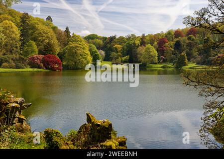 Parco e giardini Stourhead Wiltshire Regno Unito Foto Stock