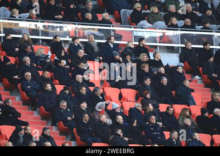 Tausende haben in der Allianz Arena Abschied von der Fussball-legende Franz Beckenbauer genommen.Beckenbauer War AM 7. Januar im Alter von 78 Jahren g Foto Stock