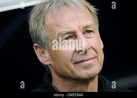 Doha, Qatar. 25 gennaio 2024. COREA VS MALESIA：gruppo e - Coppa d'Asia AFC Qatar allo stadio al Janoub. Crediti: Meng Gao/Alamy Live News Foto Stock