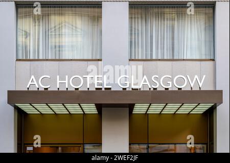AC Hotel by Marriott, George Street, Glasgow, Scozia, Regno Unito, Europa Foto Stock