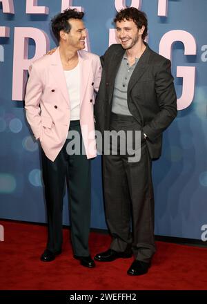 Andrew Scott e Paul Mescal partecipano alla proiezione di gala "All of Us Strangers" al BFI Southbank di Waterloo. (Foto di Cat Morley / SOPA Images/Sipa USA) Foto Stock