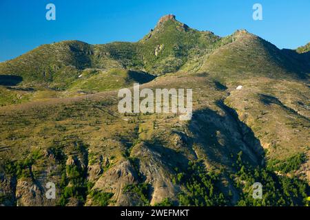 Picco di coldwater da Johnston Ridge, Spirit Lake Memorial Highway, Mt St Helens National Volcanic Monument, Washington Foto Stock