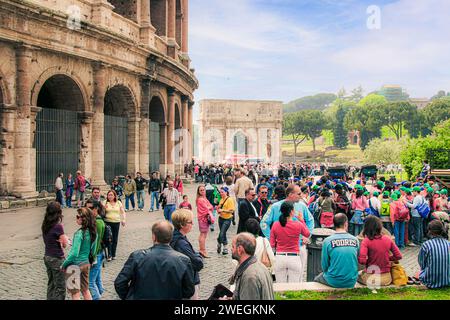 COLOSSEO, ROMA, ITALIA - 28 APRILE 2006. Foto Stock