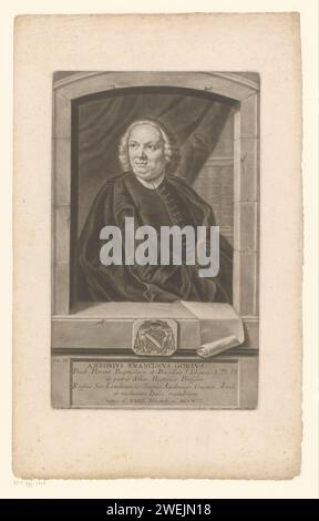 Portret Van Antonio Francesco Gori, 1745 carta stampata incisione persone storiche. storia e archeologia (+ ritratto di studioso, scienziato) Foto Stock