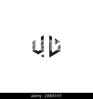 Concetto astratto UL in design professionale di alta qualità che consente di stampare bene su qualsiasi supporto di stampa Illustrazione Vettoriale