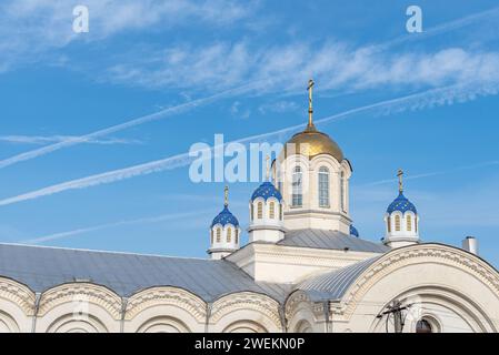 Monastero di Ust-Medveditsky Spaso-Preobrazhensky. Serafimovich. Oblast' di Volgograd. Russia Foto Stock