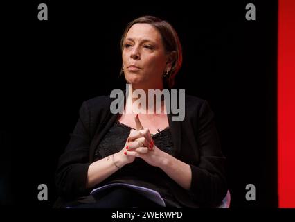 Jess Phillips, deputato per Birmingham Yardley, alla Conferenza del Partito Laburista a Liverpool. Foto Stock