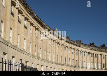 Il Royal Crescent Bath Sumerset UK Foto Stock