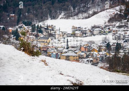 Malesco, comune italiano della Valle Vigezzo - Piemonte - Italia Foto Stock