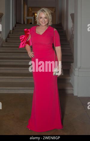 Moderatorin Ulla Kock am Brink kommt zum VIP Empfang des 13. Semperopernballes Dresden. *** Il presentatore Ulla Kock am Brink viene al ricevimento VIP del 13° Semper Opera Ball Dresda Foto Stock