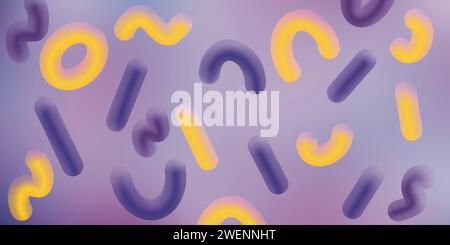 Sfondo linee 3d astratte , sfondo astratto geometrico 3d. Foto Stock