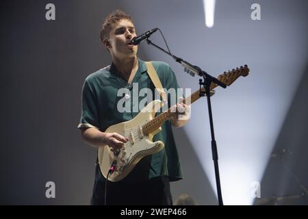 Londra, Regno Unito. 1 aprile 2022. Sam Fender si esibisce all'OVO Arena di Wembley. Credito: Justin ng/Alamy Foto Stock