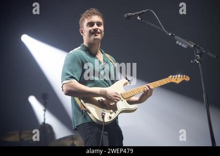 Londra, Regno Unito. 1 aprile 2022. Sam Fender si esibisce all'OVO Arena di Wembley. Credito: Justin ng/Alamy Foto Stock