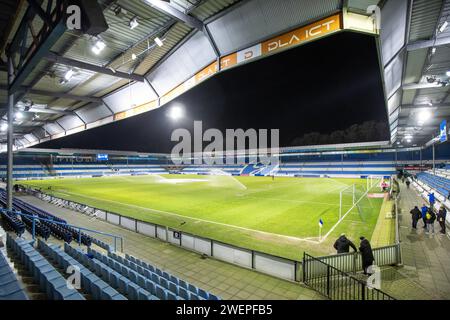 Doetinchem, Paesi Bassi. 26 gennaio 2024. DOETINCHEM, Stadium De Vijverberg, 26-01-2024, stagione 2023/2024, Dutch Keuken Kampioen Divisie. Durante la partita De Graafschap - VVV, panoramica dello stadio credito: Pro Shots/Alamy Live News Foto Stock