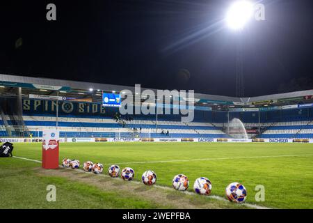 Doetinchem, Paesi Bassi. 26 gennaio 2024. DOETINCHEM, Stadium De Vijverberg, 26-01-2024, stagione 2023/2024, Dutch Keuken Kampioen Divisie. Durante la partita De Graafschap - VVV, panoramica dello stadio credito: Pro Shots/Alamy Live News Foto Stock