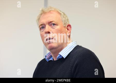 James Sunderland è il deputato conservatore per Bracknell, ed è un deputato continuo dal 12 dicembre 2019 al 26 gennaio 2024 Picture by Antony Thom Foto Stock