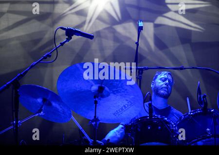 Port Chester, Stati Uniti. 13 gennaio 2024. JRAD si esibisce al Capitol Theatre di Port Chester, NY, dal 12 al 14 gennaio 2024. (Foto di Matthew Carasella/Sipa USA) credito: SIPA USA/Alamy Live News Foto Stock