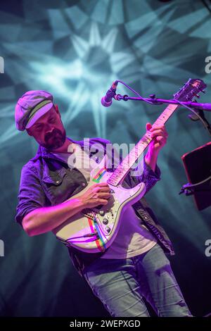 Port Chester, Stati Uniti. 13 gennaio 2024. JRAD si esibisce al Capitol Theatre di Port Chester, NY, dal 12 al 14 gennaio 2024. (Foto di Matthew Carasella/Sipa USA) credito: SIPA USA/Alamy Live News Foto Stock