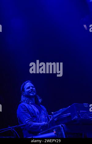 Port Chester, Stati Uniti. 13 gennaio 2024. JRAD si esibisce al Capitol Theatre di Port Chester, NY, dal 12 al 14 gennaio 2024. (Foto di Matthew Carasella/Sipa USA) credito: SIPA USA/Alamy Live News Foto Stock