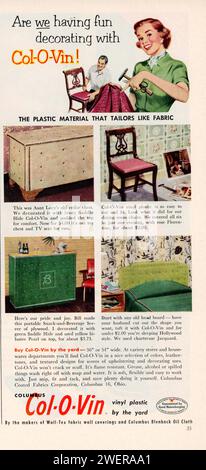 Rivista vintage "Good Housekeeping", numero di maggio 1953 Advert, USA Foto Stock