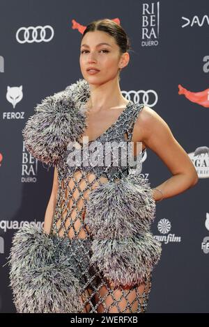 Ursula Corbero durante i Feroz Awards 2024 al Palacio Vistalegre Arena il 26 gennaio 2024 a Madrid, Spagna. (Foto di Oscar Gonzalez/Sipa USA) Foto Stock