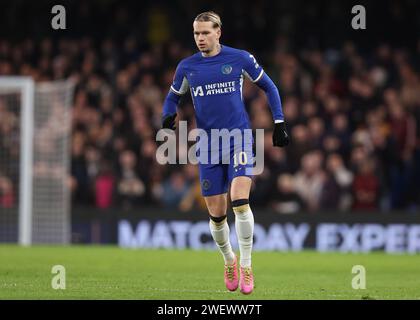 Londra, Regno Unito. 26 gennaio 2024. Mykhaylo Mudryk del Chelsea durante la partita di fa Cup a Stamford Bridge, Londra. Il credito fotografico dovrebbe leggere: Paul Terry/Sportimage Credit: Sportimage Ltd/Alamy Live News Foto Stock