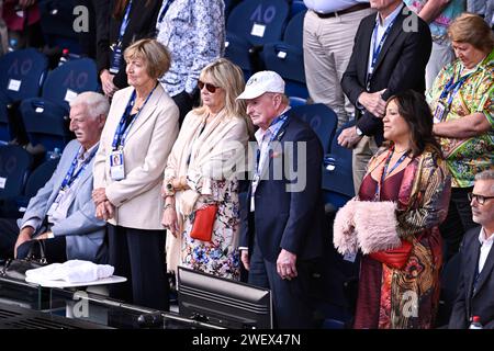 Melbourne, Australie. 26 gennaio 2024. Rod Laver durante l'Australian Open AO 2024 Grand Slam Tournament il 26 gennaio 2024 al Melbourne Park di Melbourne, Australia. Crediti: Victor Joly/Alamy Live News Foto Stock