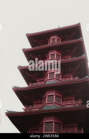 La Torre giapponese di Bruxelles a Laeken, città di Bruxelles, Belgio Foto Stock