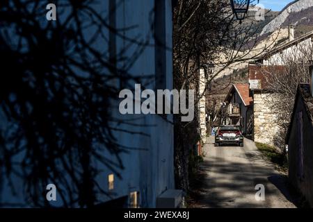 Gap, Francia. 27 gennaio 2024. Durante il Rallye Automobile Monte Carlo 2024, 1° round del WRC World Rally Car Championship 2024, dal 25 al 28 gennaio 2024 a Monte Carlo, Monaco - foto Nikos Katikis/DPPI Credit: DPPI Media/Alamy Live News Foto Stock