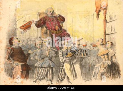 Ambroise Thomas - le Songe d'une nuit d'été - Charles Battaille nel ruolo di Falstaff (corretto). Foto Stock