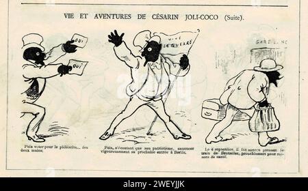 Andre Gill-1876-Cesarin Joli Coco-26. Foto Stock