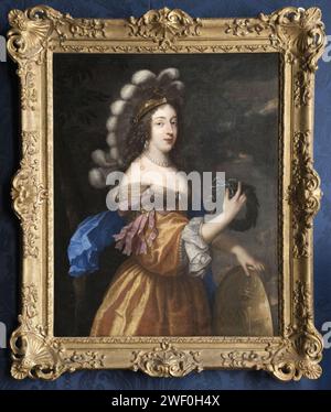 Anonimo - Ritratto di Anne-Marie-Louise d'Orléans, duchesse de Montpensier, dite la grande Mademoiselle (1627-1693) Foto Stock