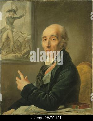 Anonimo - Portrait de Pierre-Francois-Charles Augereau (1757-1816), maréchal de France, duc de Castiglione, dé Foto Stock