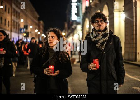 Torino, Italia. 27 gennaio 2024. Foto Credit: La Presse/Alamy Live News Foto Stock