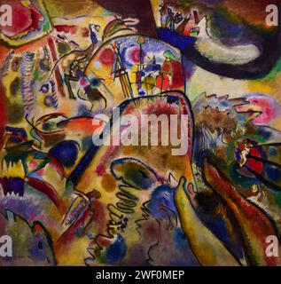 Vasily Kandinsky, olio su tela, intitolato "piccoli piaceri". Solomon R Guggenheim Museun, New York. Foto Stock