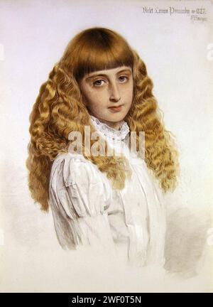 Anthony Frederick Augustus Sandys - Ritratto di Violetta Louisa Ponsonby. Foto Stock