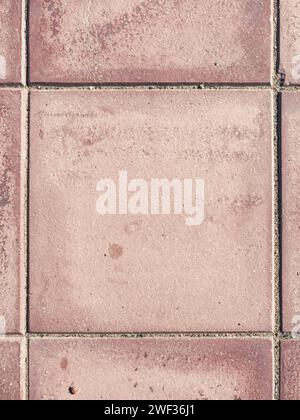 Sfondo in piastrelle esterne in terracotta Foto Stock